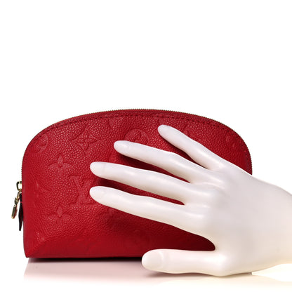 Louis Vuitton Empreinte Cosmetic Pouch Scarlet 2 of 8
