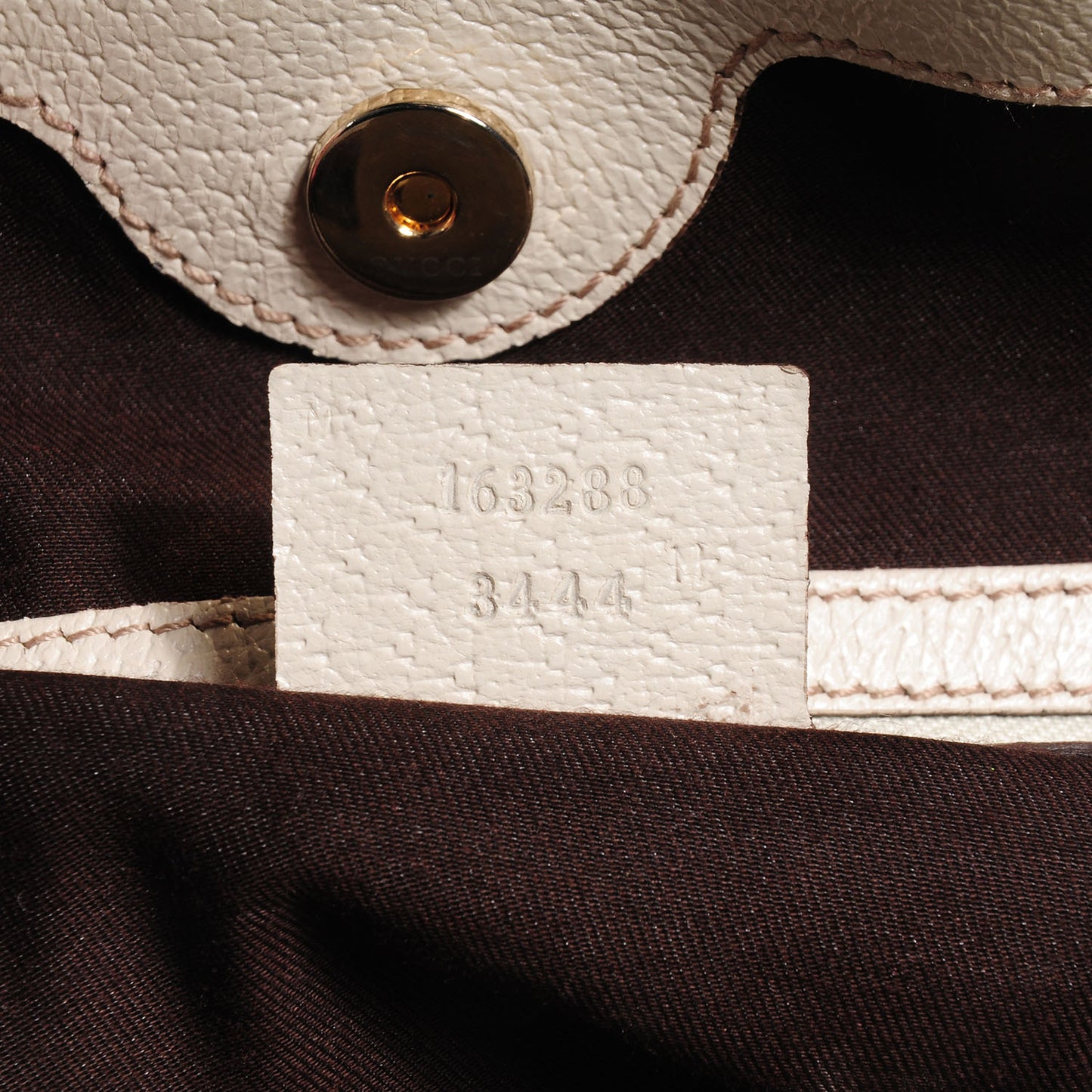 Monogram Medium Charmy Shoulder Bag Off White