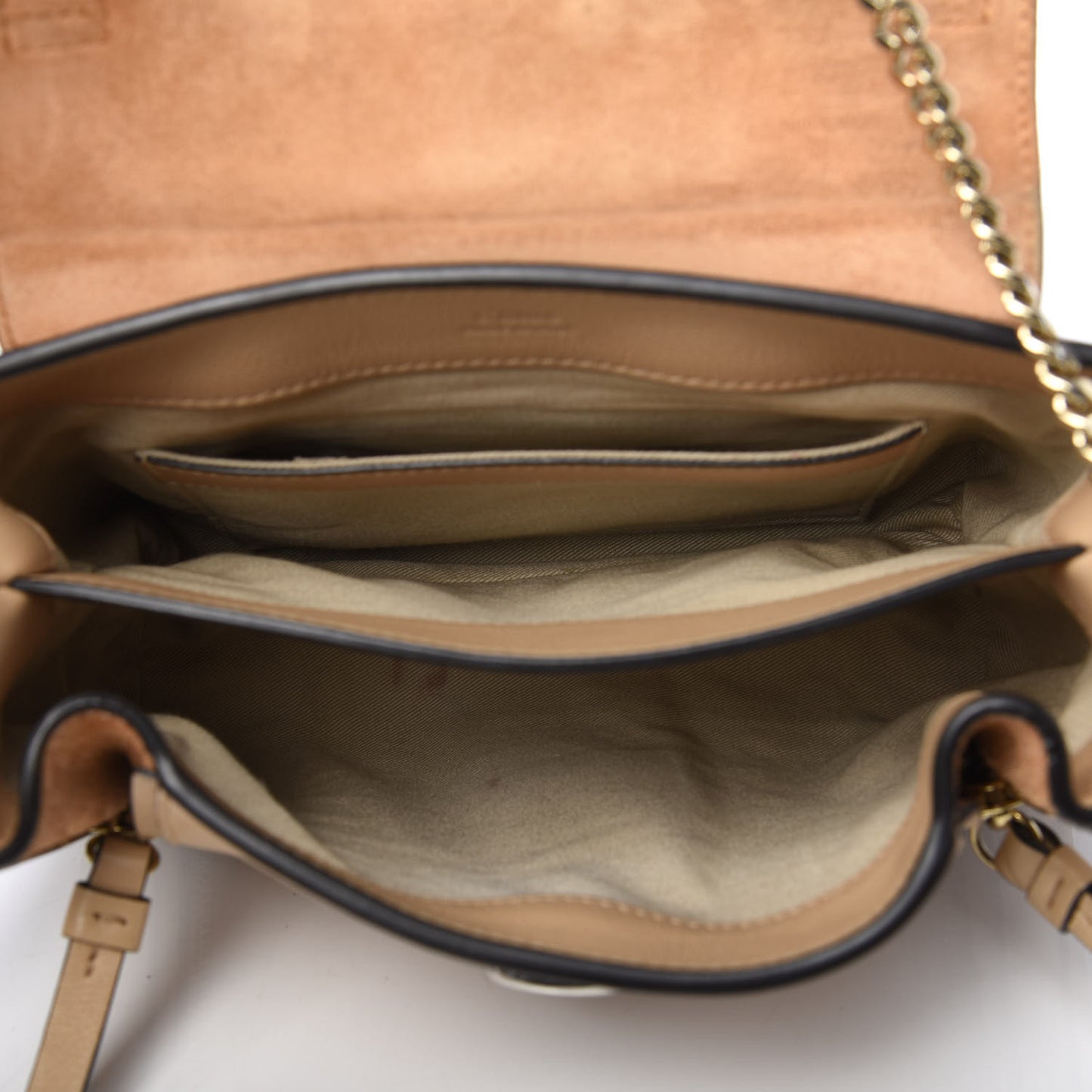 Calfskin Mini Faye Day Shoulder Bag Blush Nude