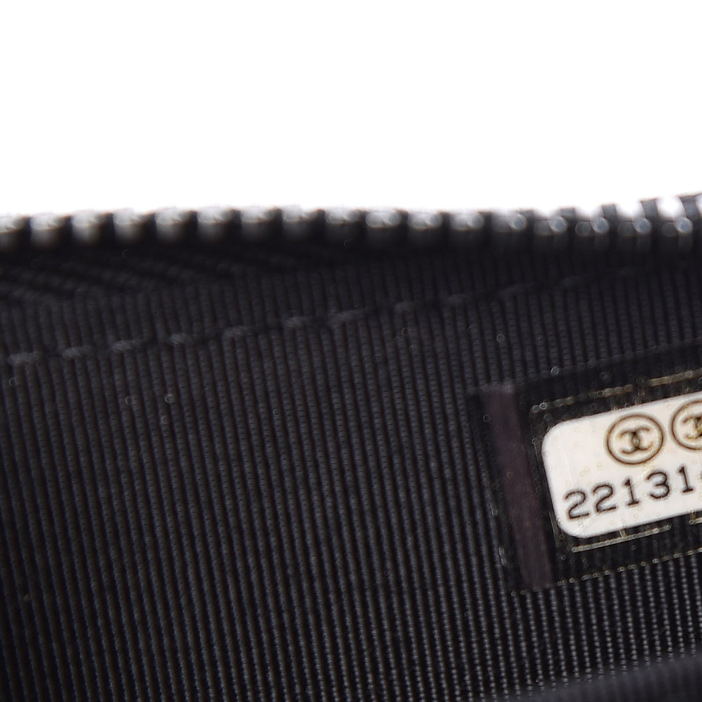 Lambskin Chevron Quilted Zip Around Coin Purse So Black