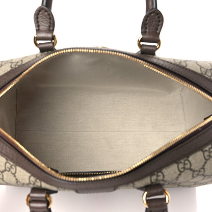 Gucci GG Supreme Monogram Web Medium Ophidia Top Handle Bag Beige Ebony 5 of 10