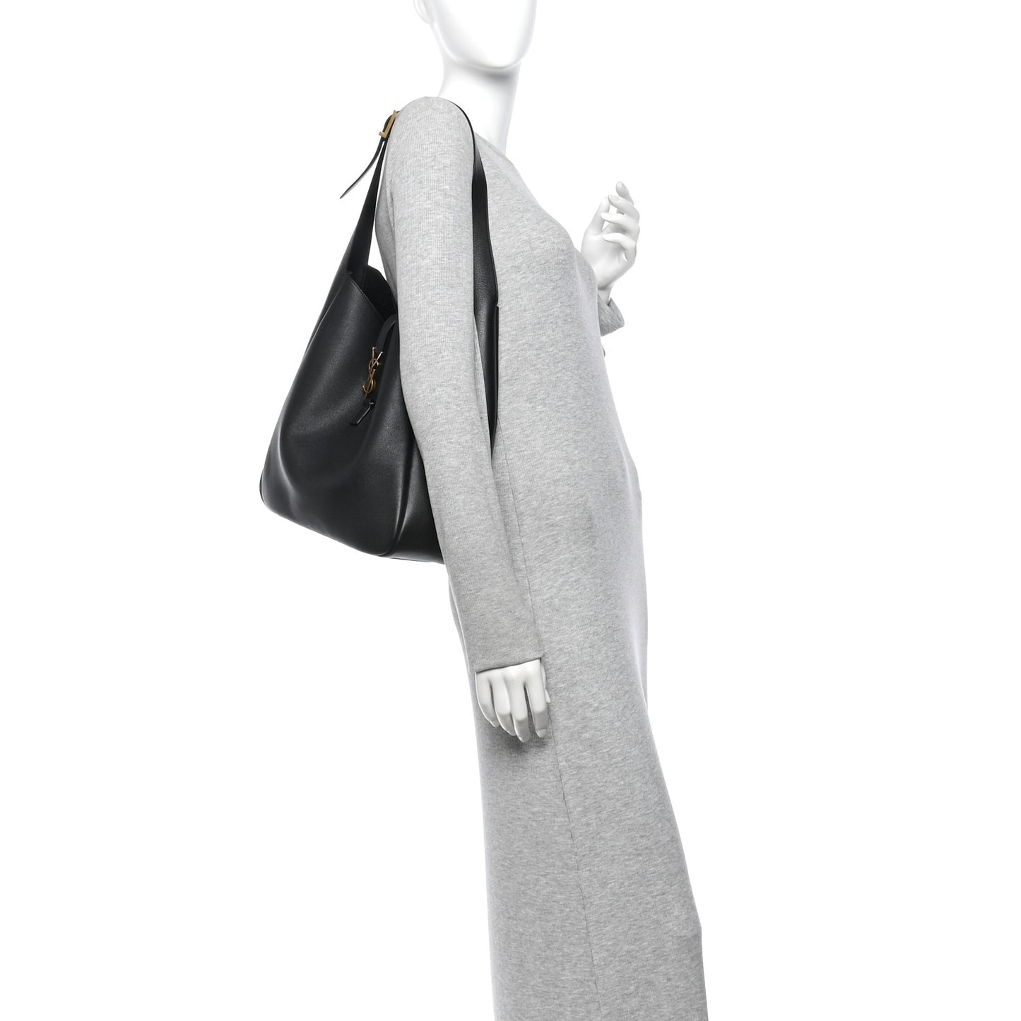 Smooth Calfskin Large Le 5 A 7 Soft Hobo Black