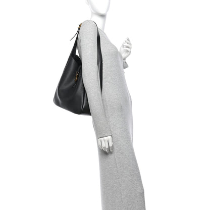 Saint Laurent Smooth Calfskin Large Le 5 A 7 Soft Hobo Black 2 of 10