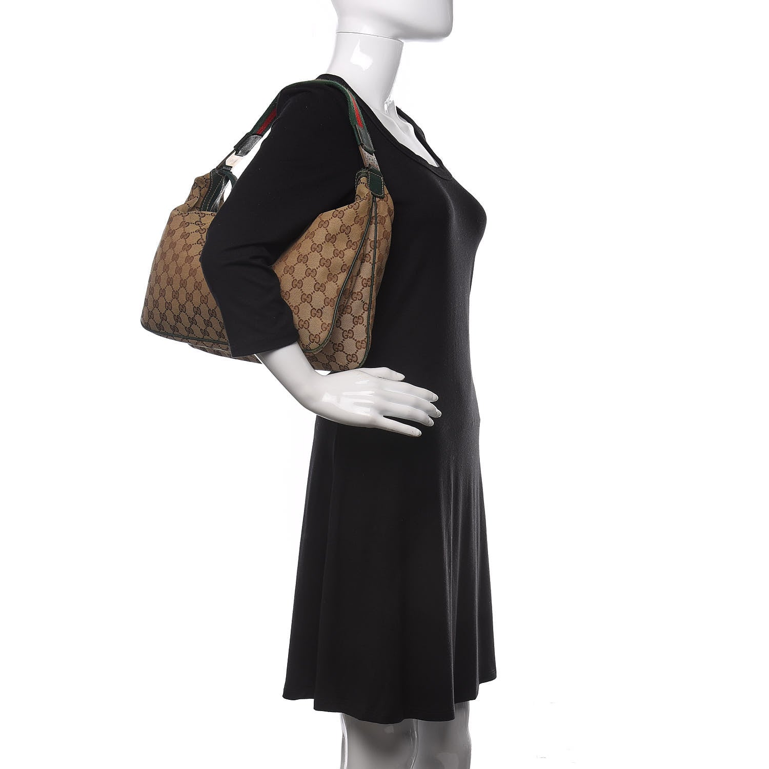 Gucci Monogram Medium Pop Hobo Dark Brown 2 of 13