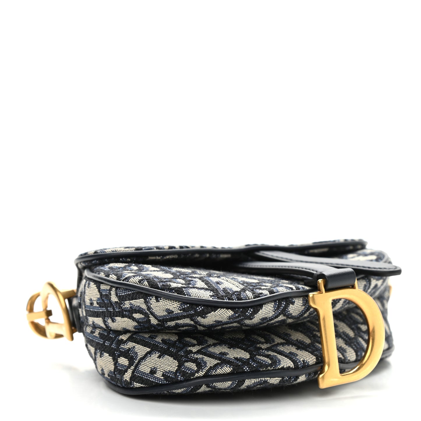 Oblique Mini Saddle Bag Blue