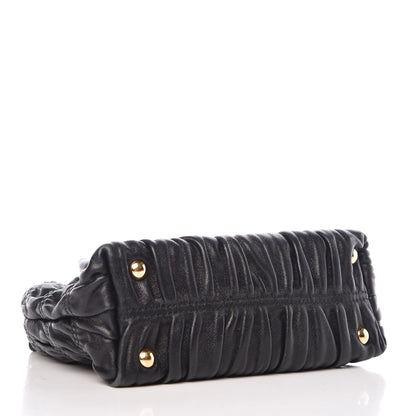 Prada Nappa Gaufre Mini Crossbody Bag Black 4 of 7
