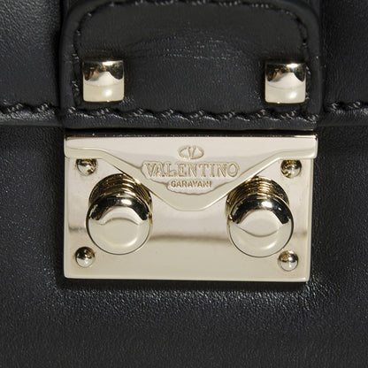 Valentino Garavani Vitello Mini Glam Lock Rockstud Flap Black 10 of 10