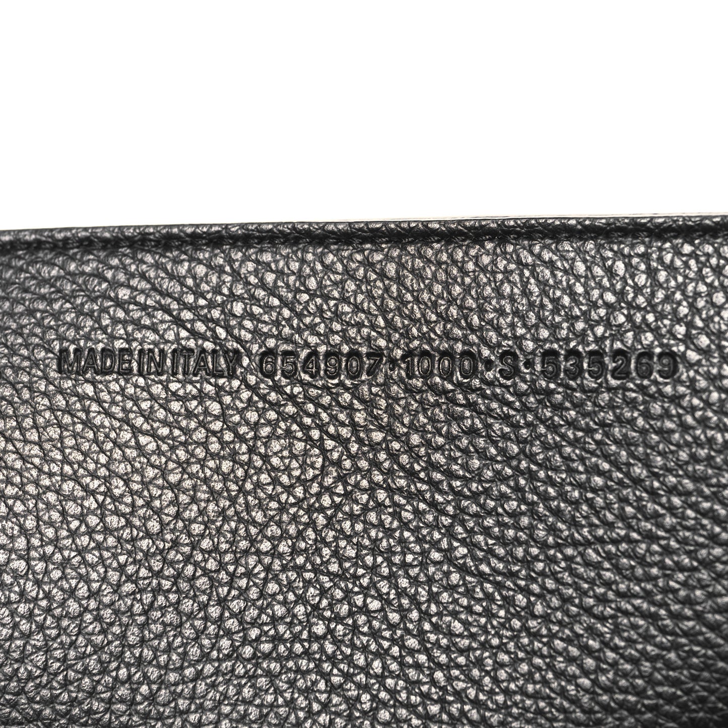 Grained Calfskin Black Hardware Neo Classic City Black