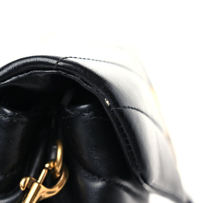 Saint Laurent Calfskin Y Quilted Monogram Toy Loulou Crossbody Bag Black 13 of 18