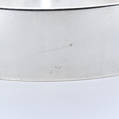 Tiffany Sterling Silver Diamond Wide Locks Bangle Bracelet 6 of 7
