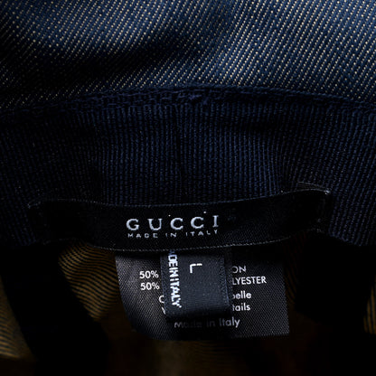 Gucci Denim Monogram Bucket Hat L Blue 4 of 6