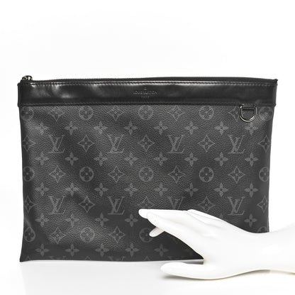 Louis Vuitton Monogram Eclipse Discovery Pochette GM 2 of 10