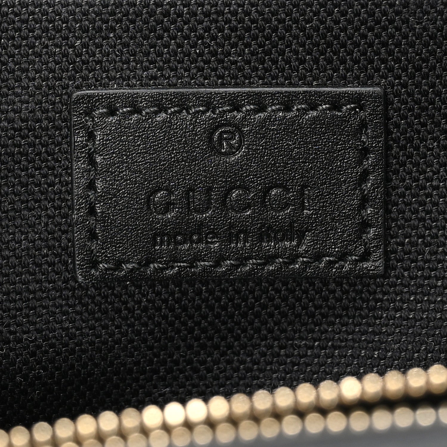 Gucci Crepe Wool Silk GG Monogram Go Small Shoulder Bag Black 7 of 10