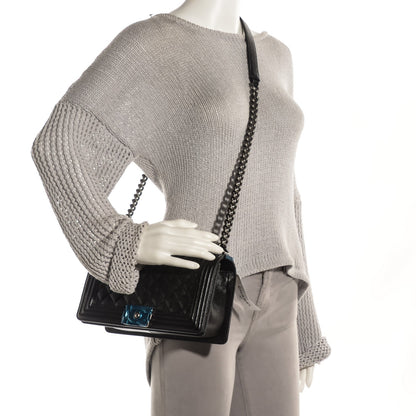 Chanel Caviar Quilted Medium Boy Flap Black 2 of 8