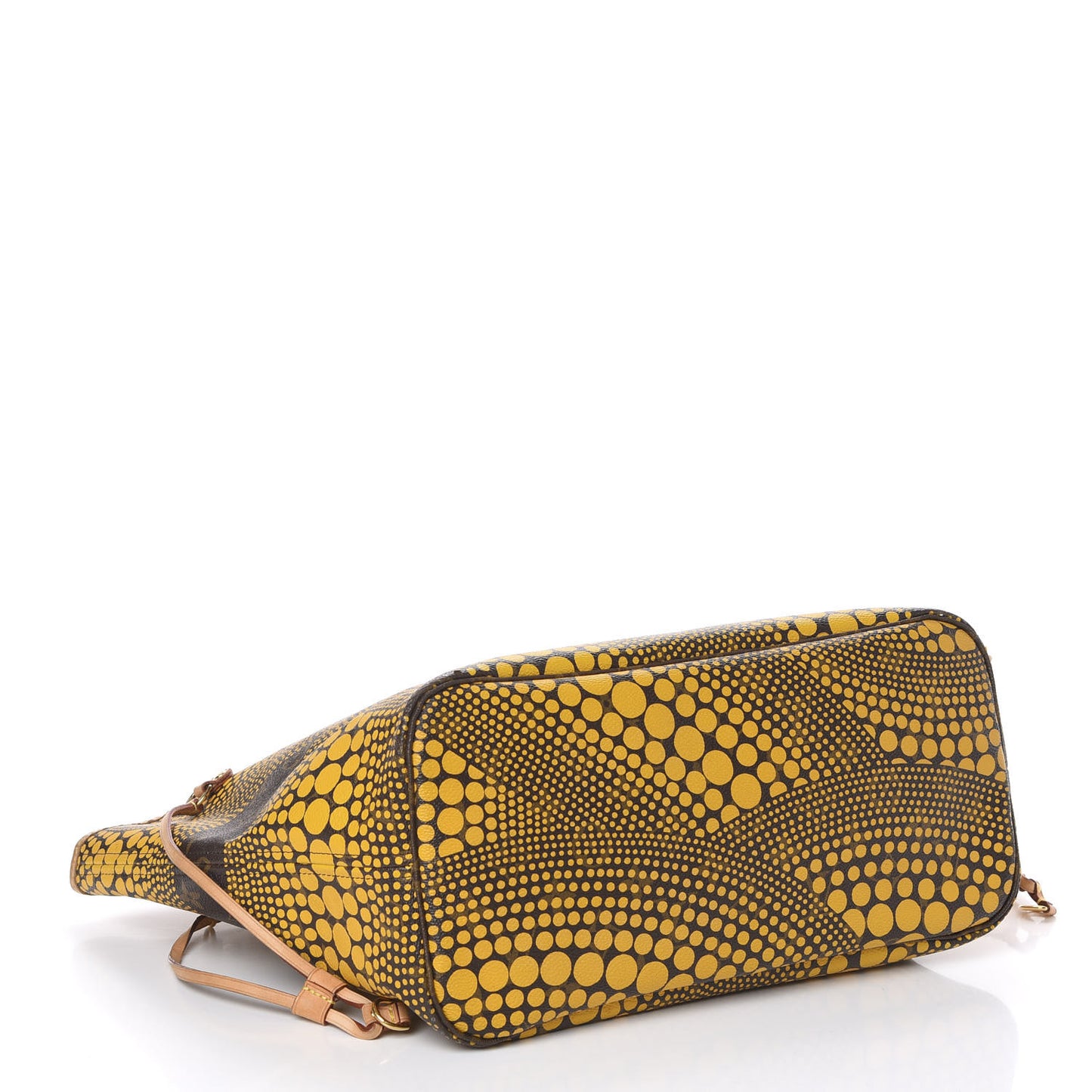 Monogram Kusama Waves Neverfull MM Yellow