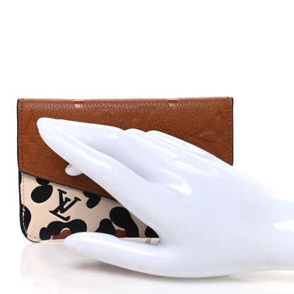 Louis Vuitton Empreinte Monogram Giant Wild At Heart Key Pouch Caramel 2 of 7
