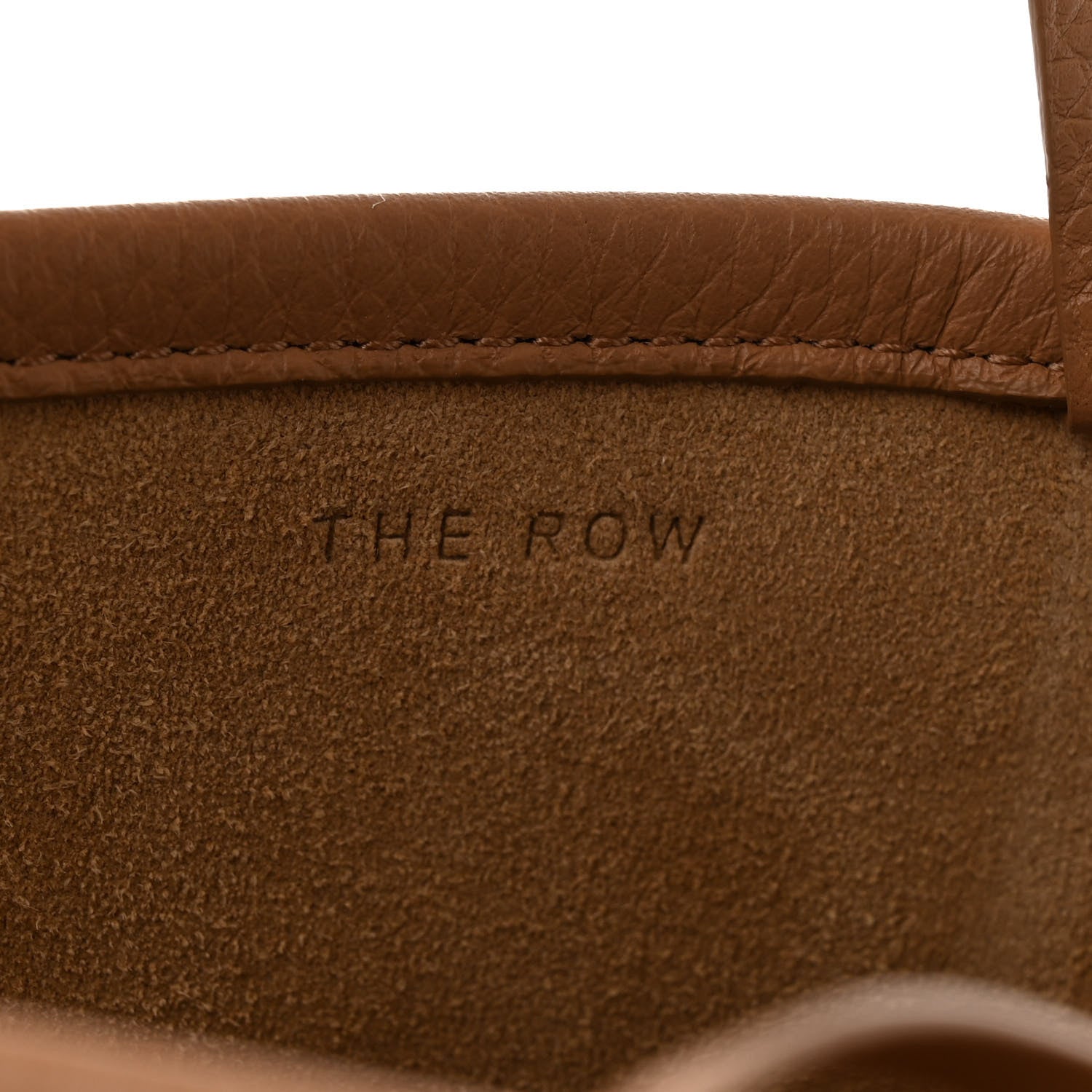The Row Grained Calfskin Medium N/S Park Tote Cinnamon 6 of 10