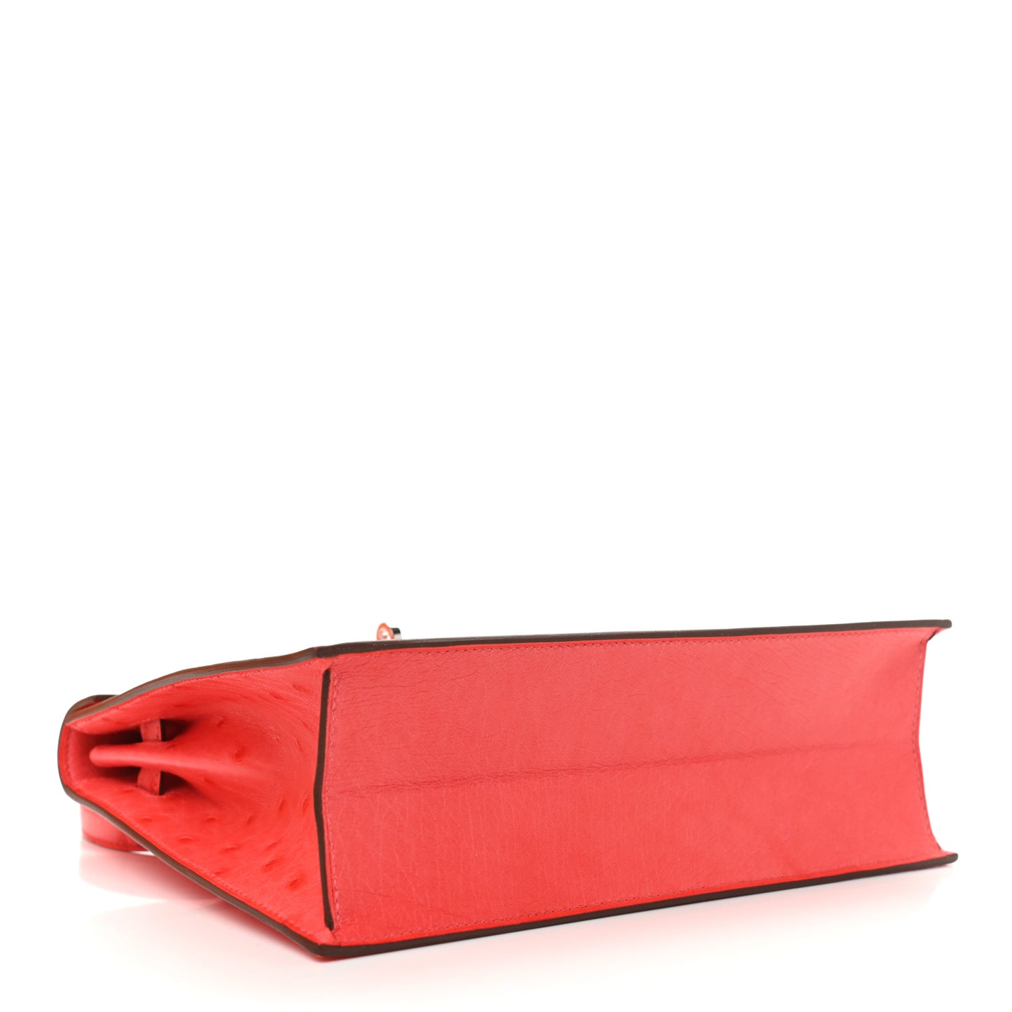 Ostrich Kelly Danse II Belt Bag Rose Texas