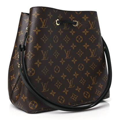 Louis Vuitton Monogram Neonoe MM Black 3 of 10