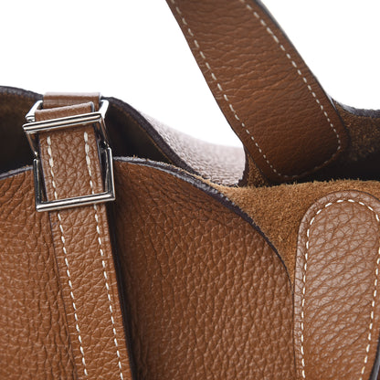 Hermes Taurillon Clemence Picotin 18 PM Gold 14 of 14