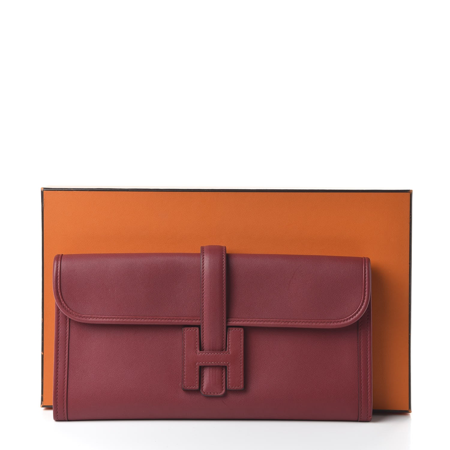 Hermes Swift Jige Elan 29 Clutch Rouge Grenat 11 of 11