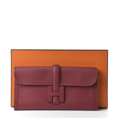 Hermes Swift Jige Elan 29 Clutch Rouge Grenat 11 of 11