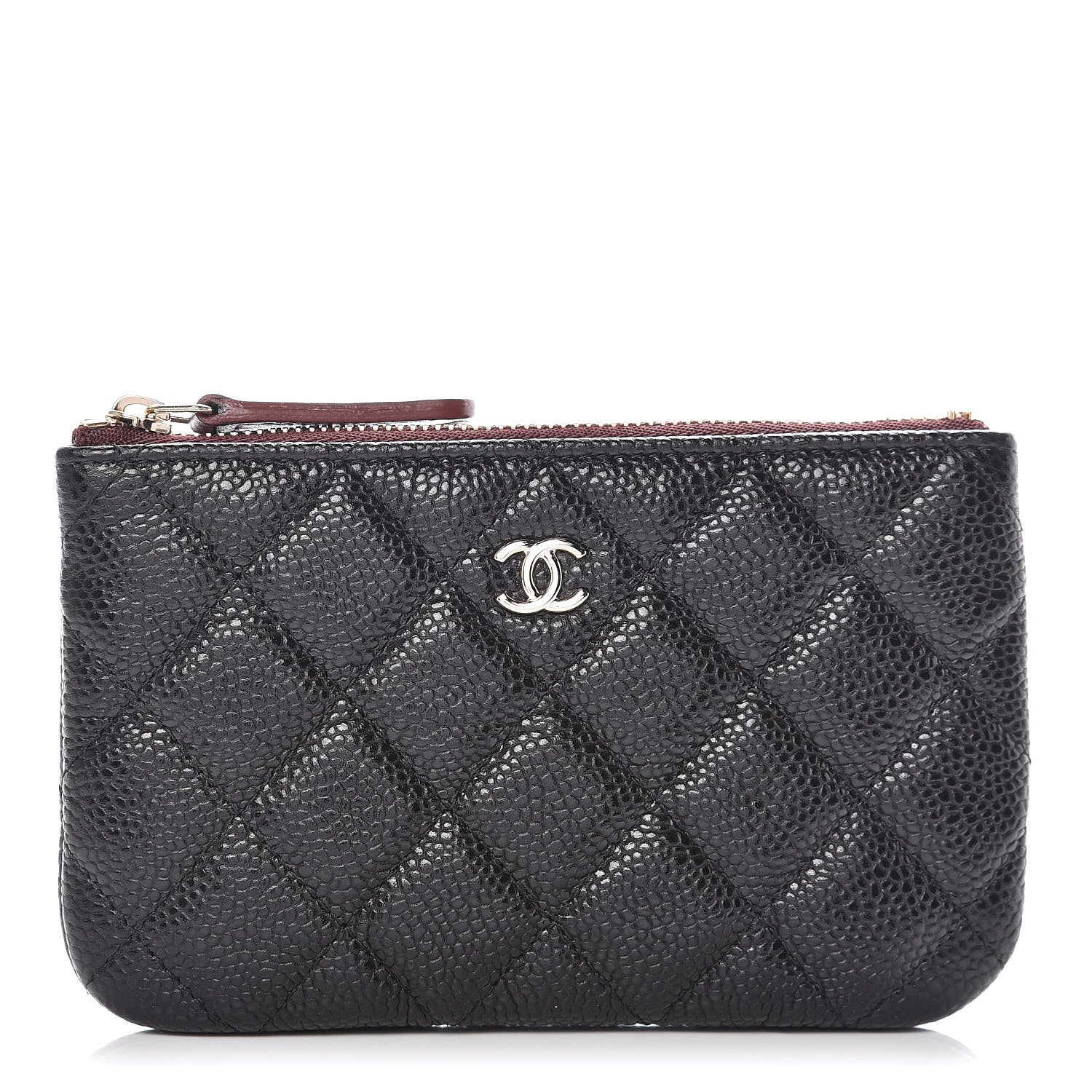 Chanel Caviar Quilted Small Cosmetic Case Black 1 of 10