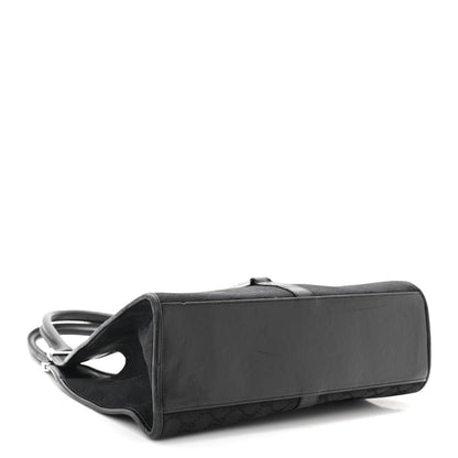 Gucci Monogram Bardot Shoulder Bag Black 4 of 10