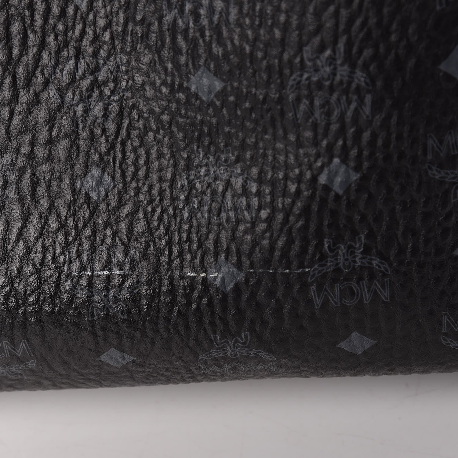 MCM Visetos Medium Project Reversible Shopper Tote Black 14 of 21