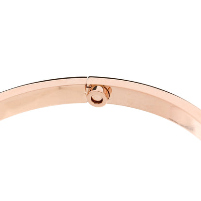 Cartier 18K Pink Gold Small LOVE Bracelet 17 7 of 8