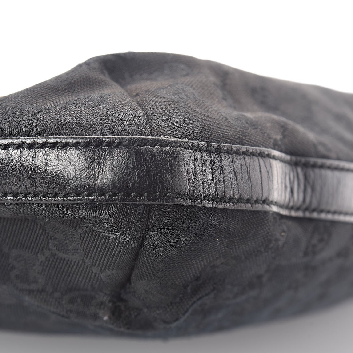 Gucci Monogram Web Hasler Hobo Black 13 of 14