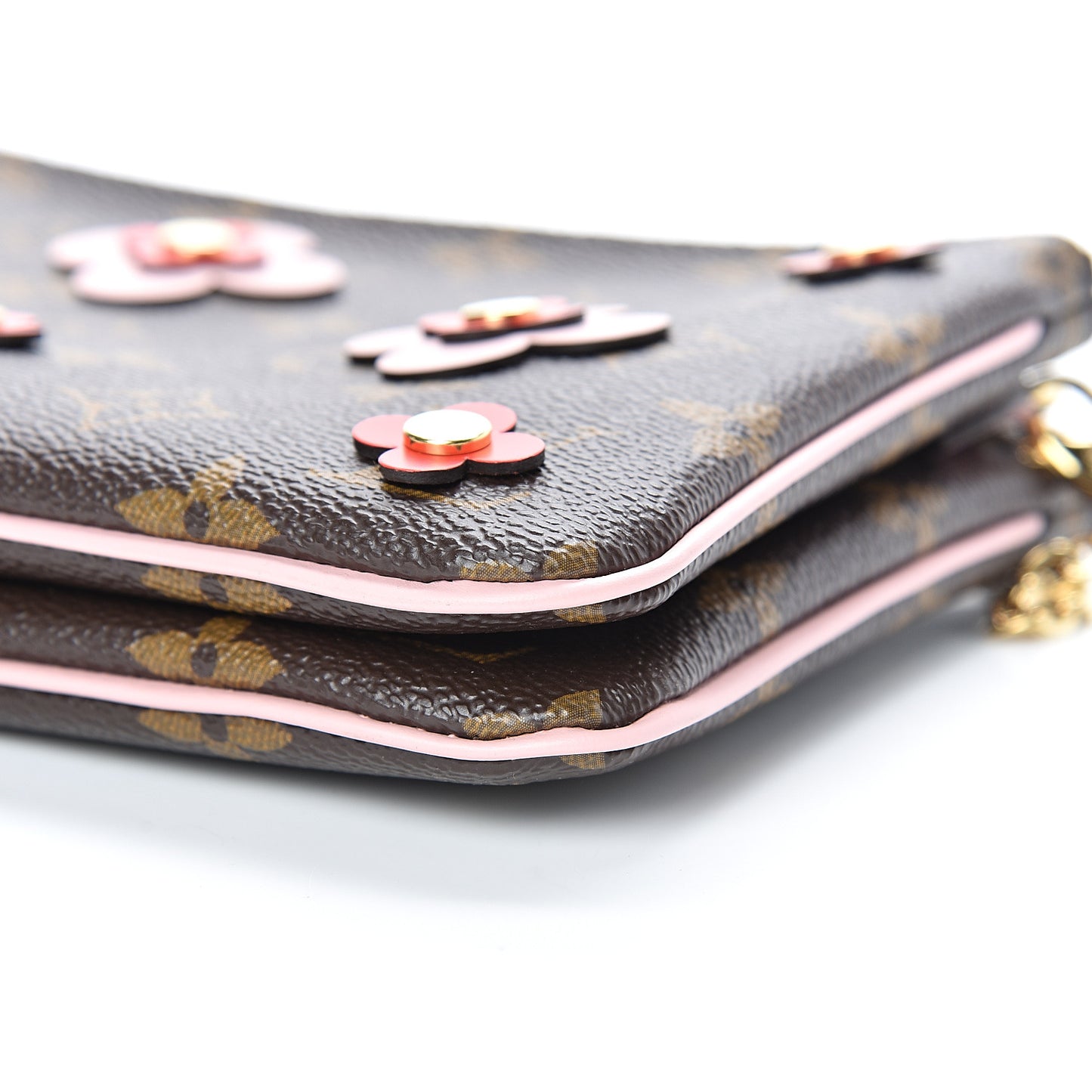 Monogram Blooming Flowers Double Zip Pochette