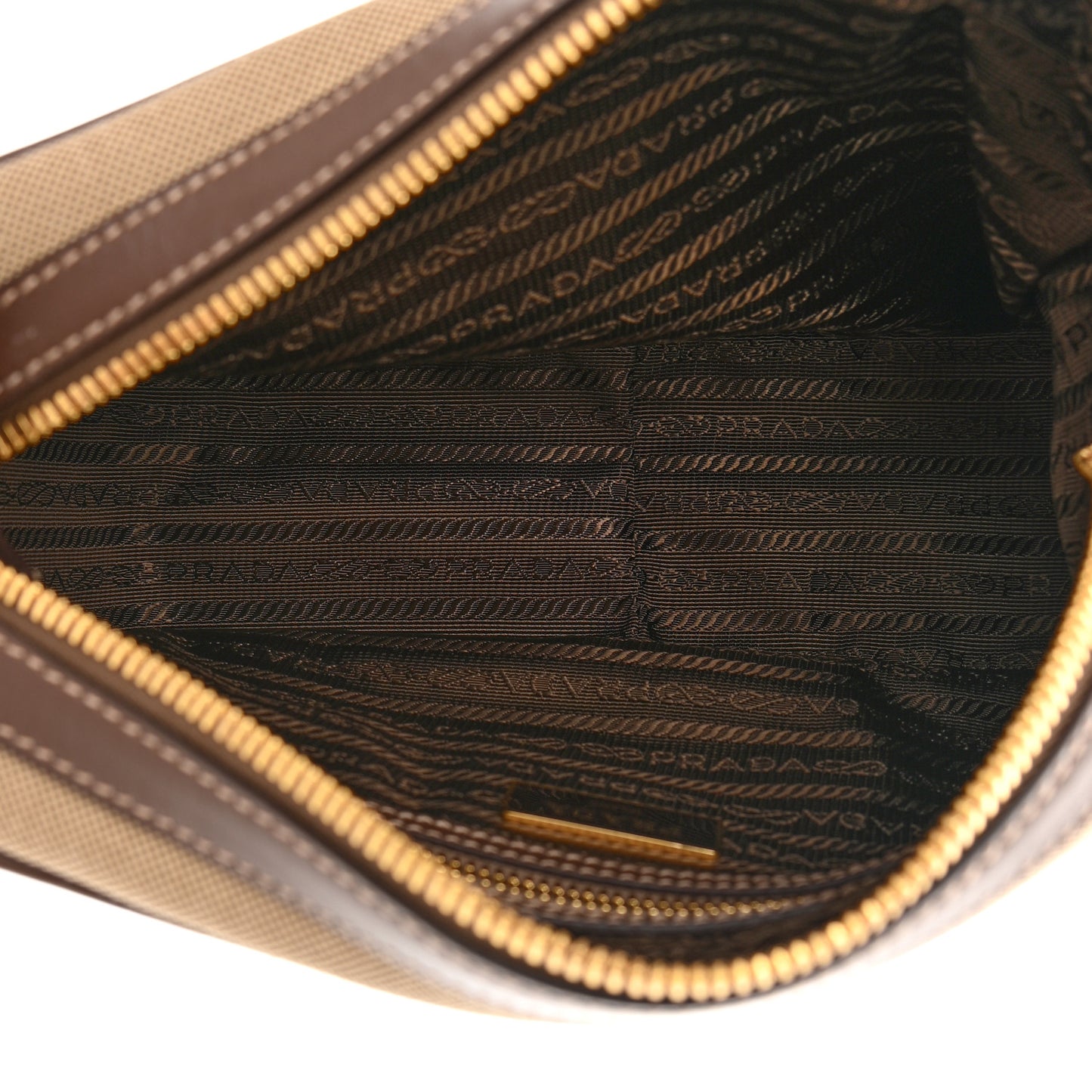 Jacquard Logo Camera Bag Corda Bruciato