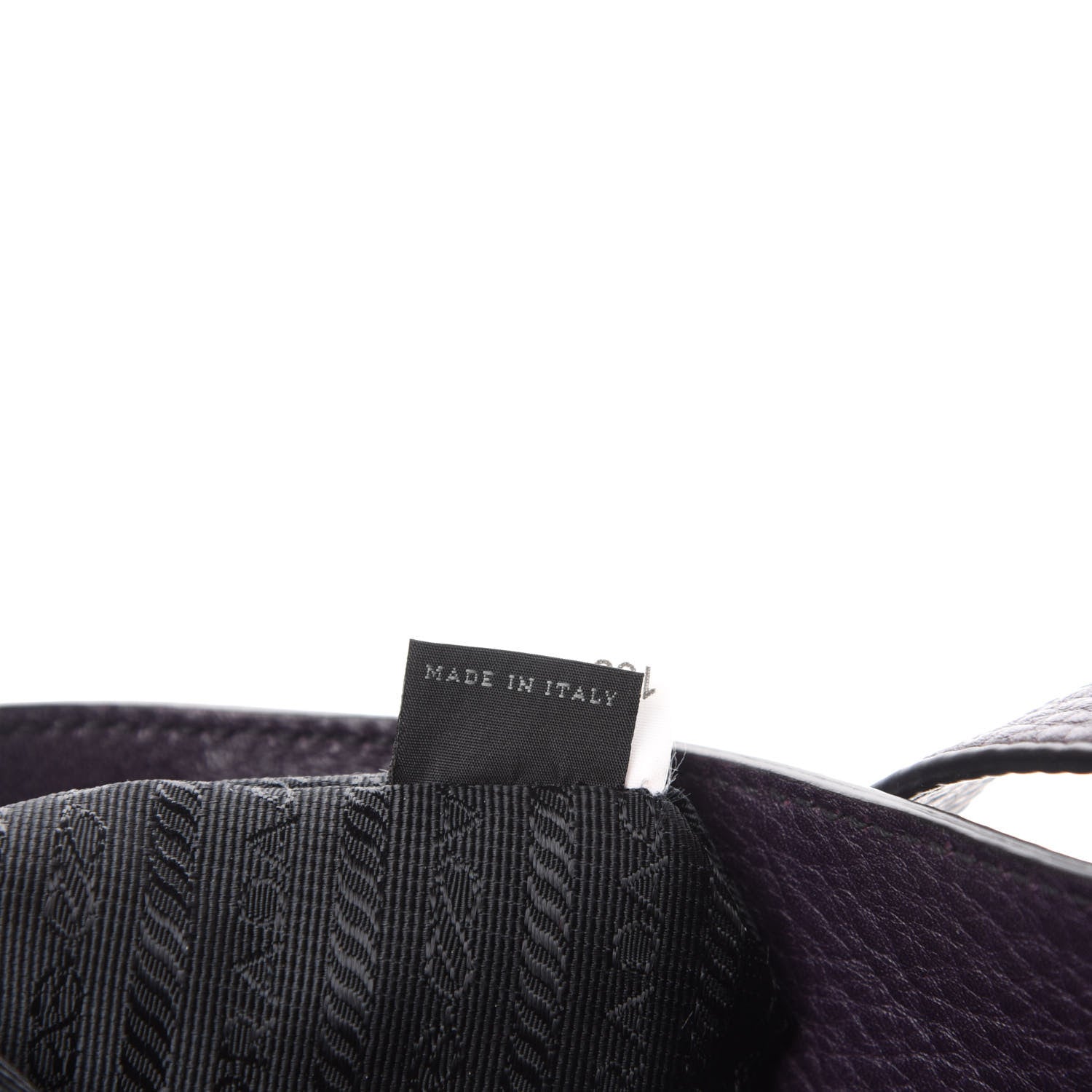 Prada Vitello Daino Tote Melanzana 12 of 14