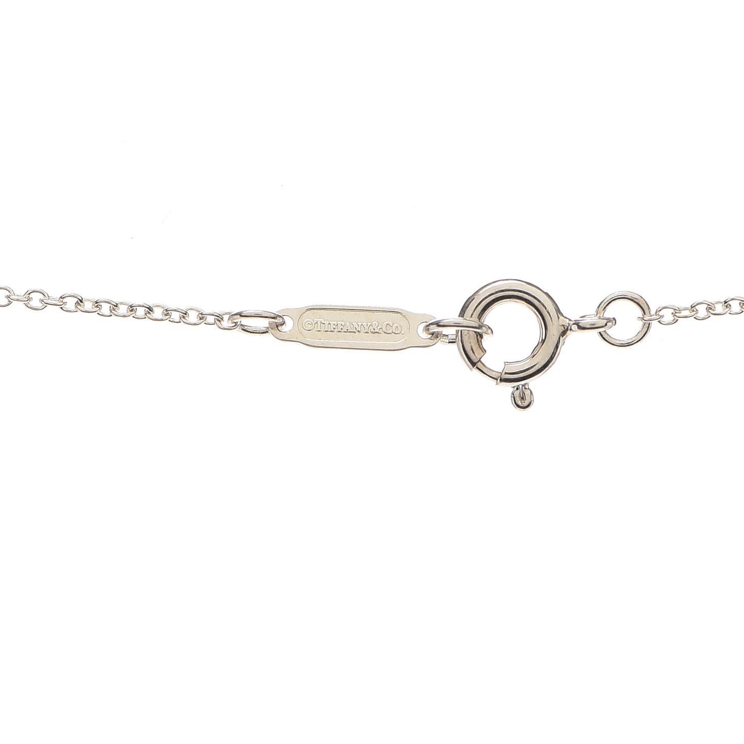 Black Titanium Sterling Silver Oval Key Pendant Necklace