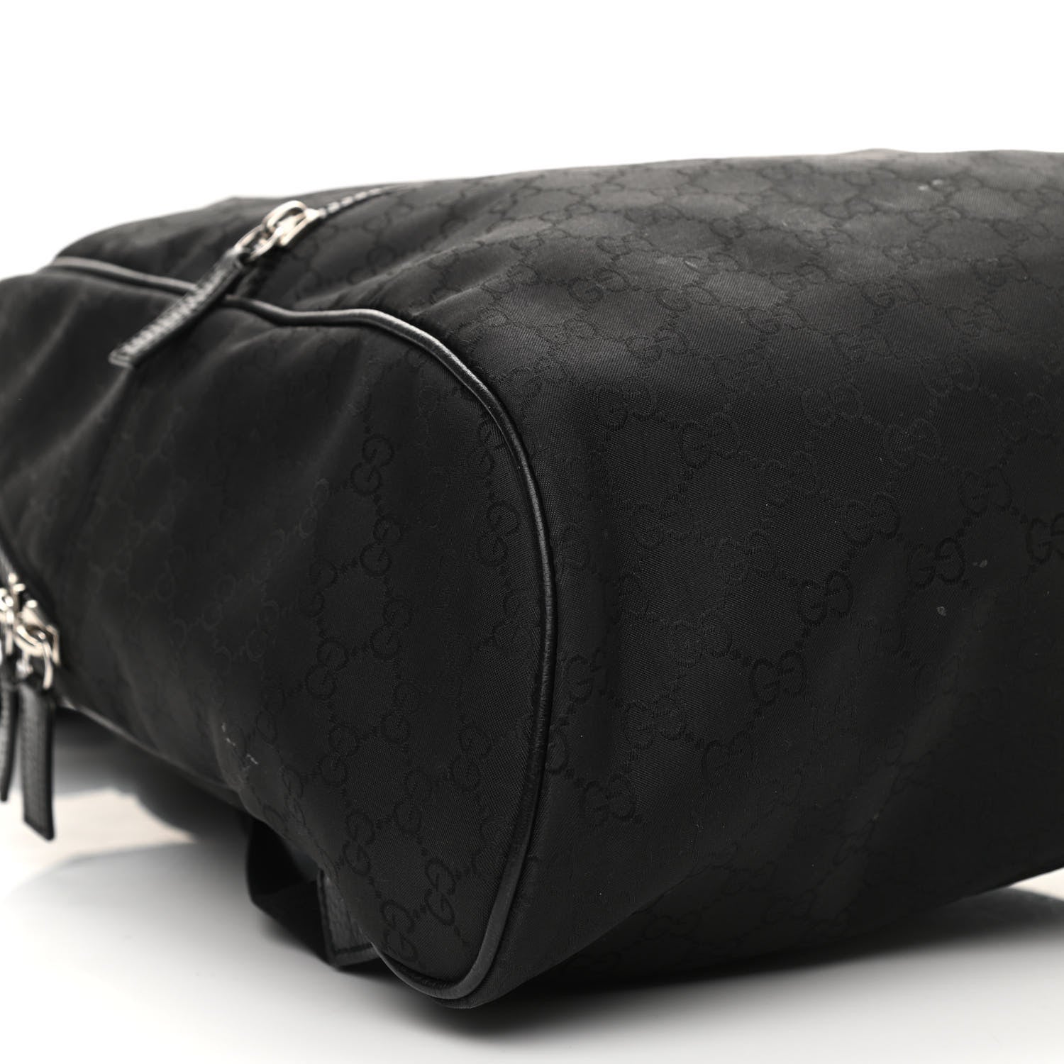 Gucci Nylon Monogram Slim Backpack Black 9 of 11