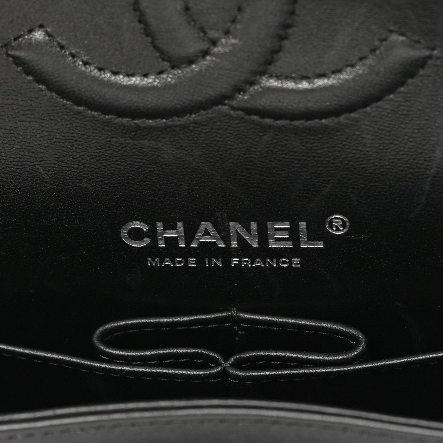 Chanel Lambskin Quilted Medium Double Flap So Black 6 of 18