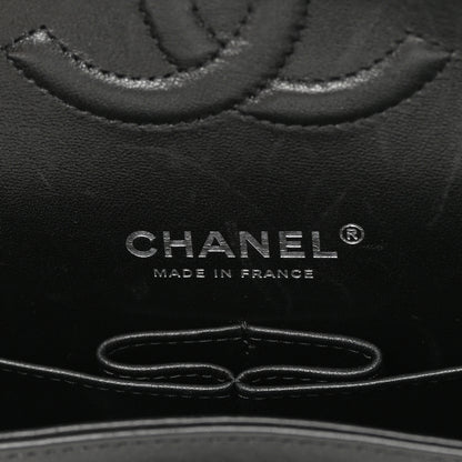 Chanel Lambskin Quilted Medium Double Flap So Black 6 of 18