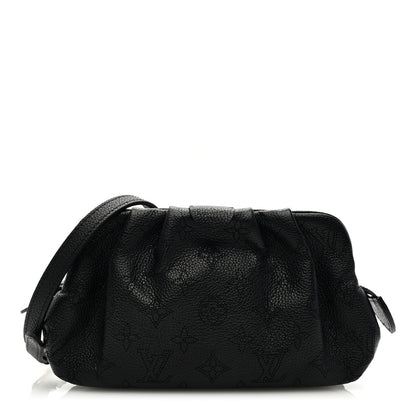 Louis Vuitton LOUIS VUITTON Mahina Scala Mini Pouch Black 1 of 8