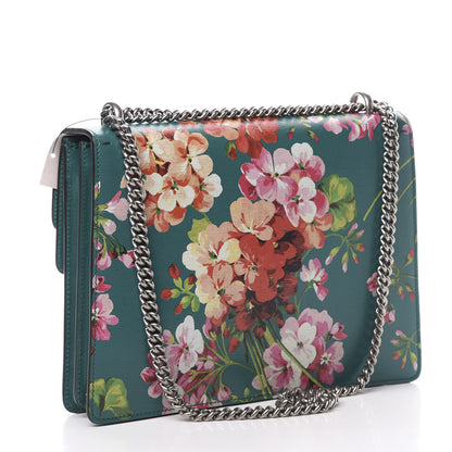 Gucci Calfskin Blooms Print Medium Dionysus Shoulder Bag Bright Emerald Multicolor 3 of 11