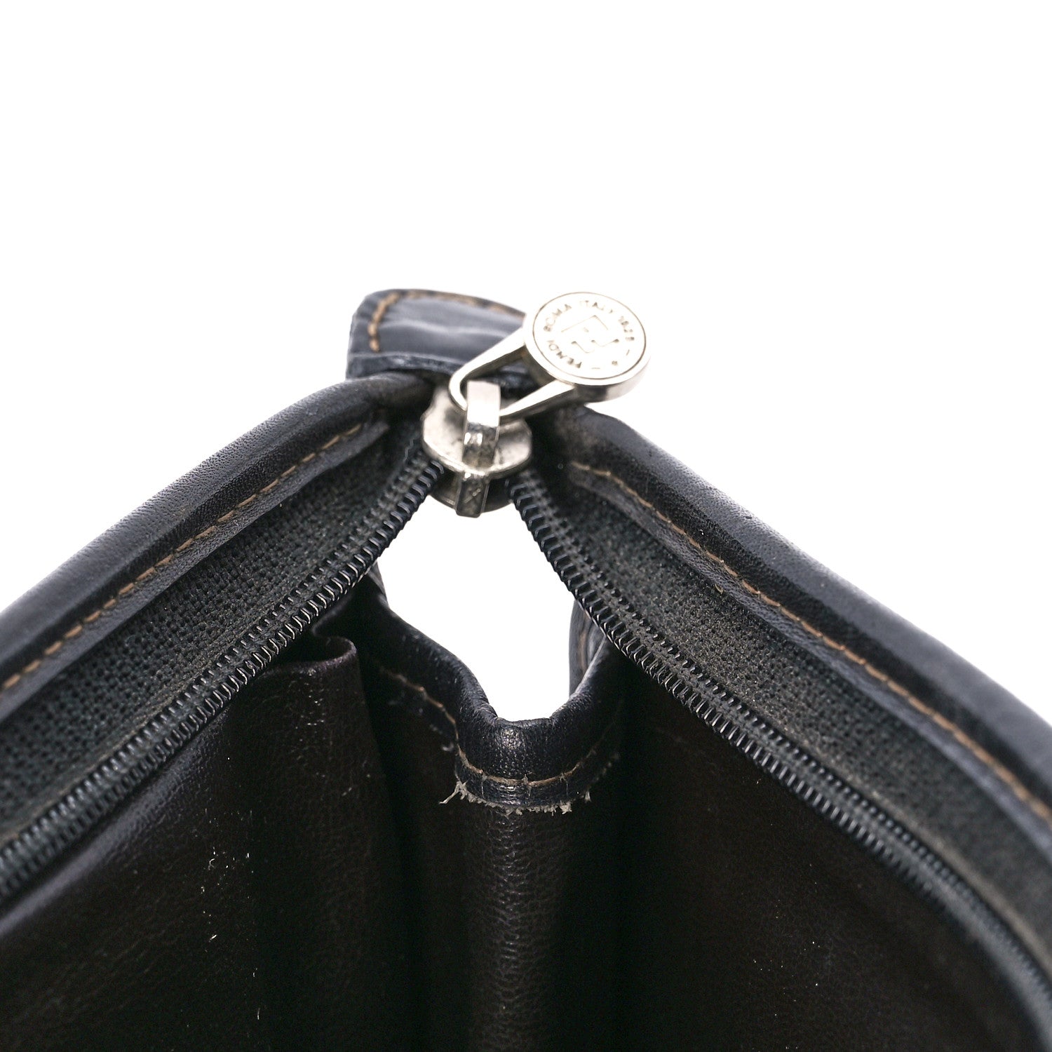 Fendi Zucca Zip Pouch Tobacco 12 of 14