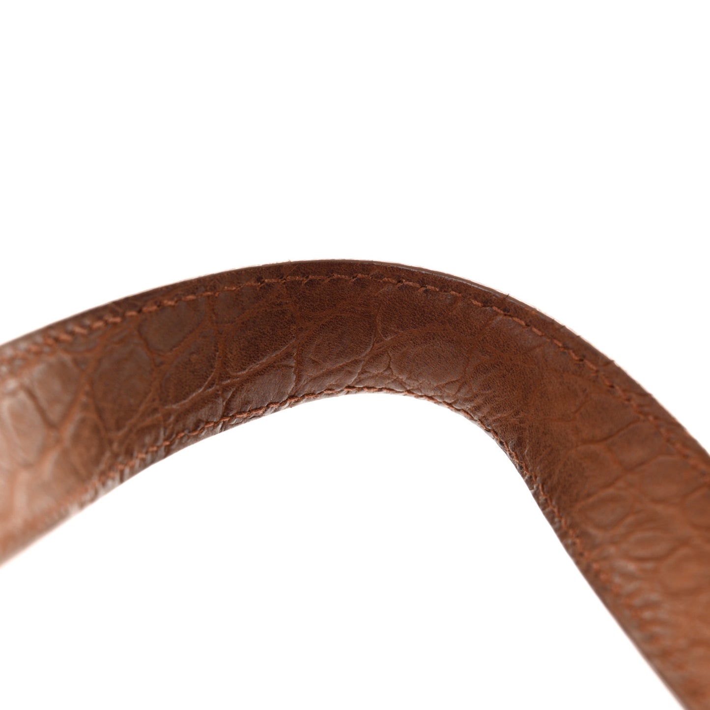 Nubuck Crocodile Embossed Oversized Muse Brown