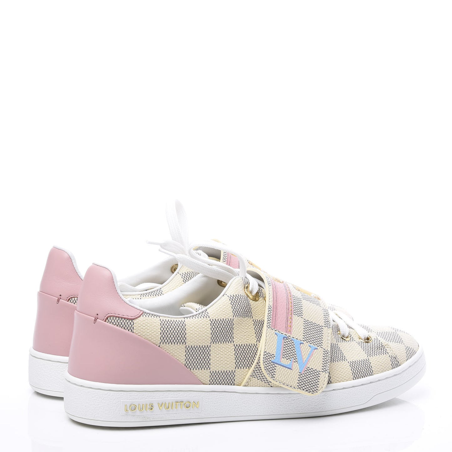 Damier Azur Summer Trunks Frontrow Sneakers 37