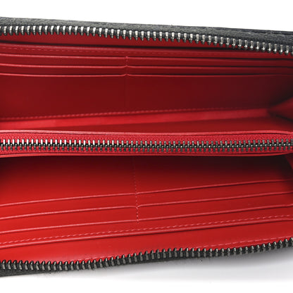 Christian Louboutin CL Canvas Zip Around Wallet Black 5 of 7
