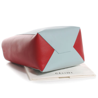 Celine Lambskin Large Phantom Luggage Bi-Cabas Glacier Red 4 of 7