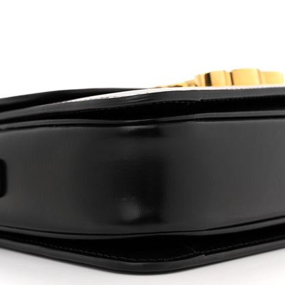 Celine Shiny Calfskin Teen Triomphe Black 8 of 12