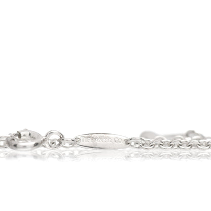 Tiffany Sterling Silver Elsa Peretti Open Heart Charm Bracelet 4 of 4