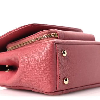 Chanel Caviar Quilted Small Business Affinity Flap Pink 9 of 10