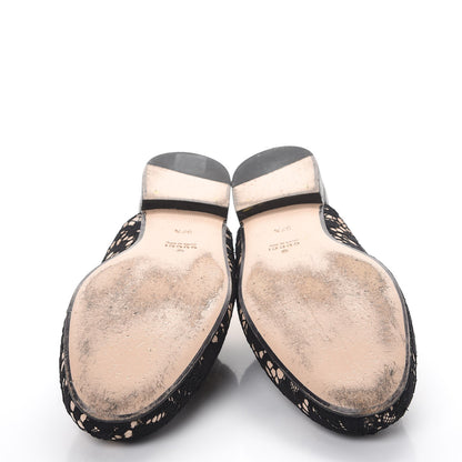 Gucci Leather Lace Horsebit Princetown Slippers 37.5 Black 7 of 12