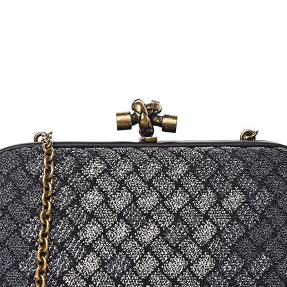 Bottega Veneta Lurex Intrecciato Chain Knot Clutch 9 of 9